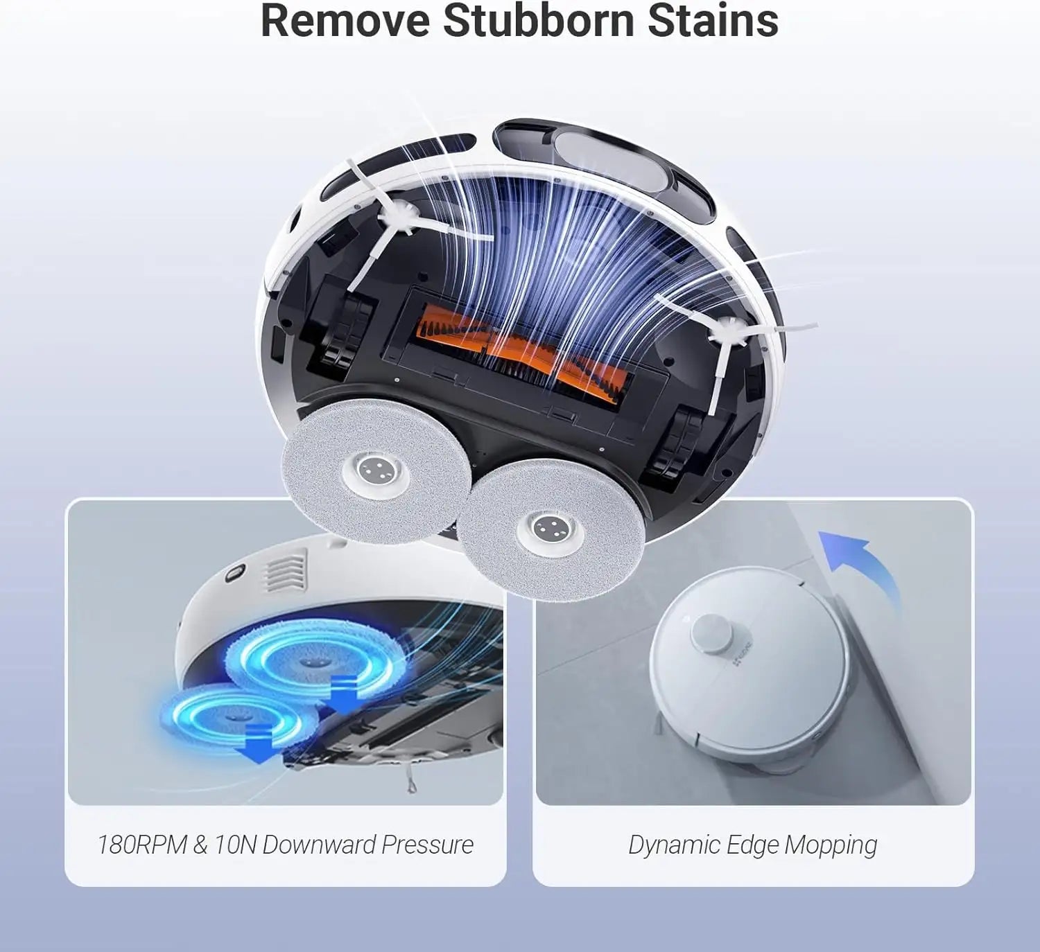 روبوت مكنسة كهربائية EZVIZ RS20 Pro تنظيف دائم روبوت مكنسة كهربائية EZVIZ RS20 Pro تنظيف دائم